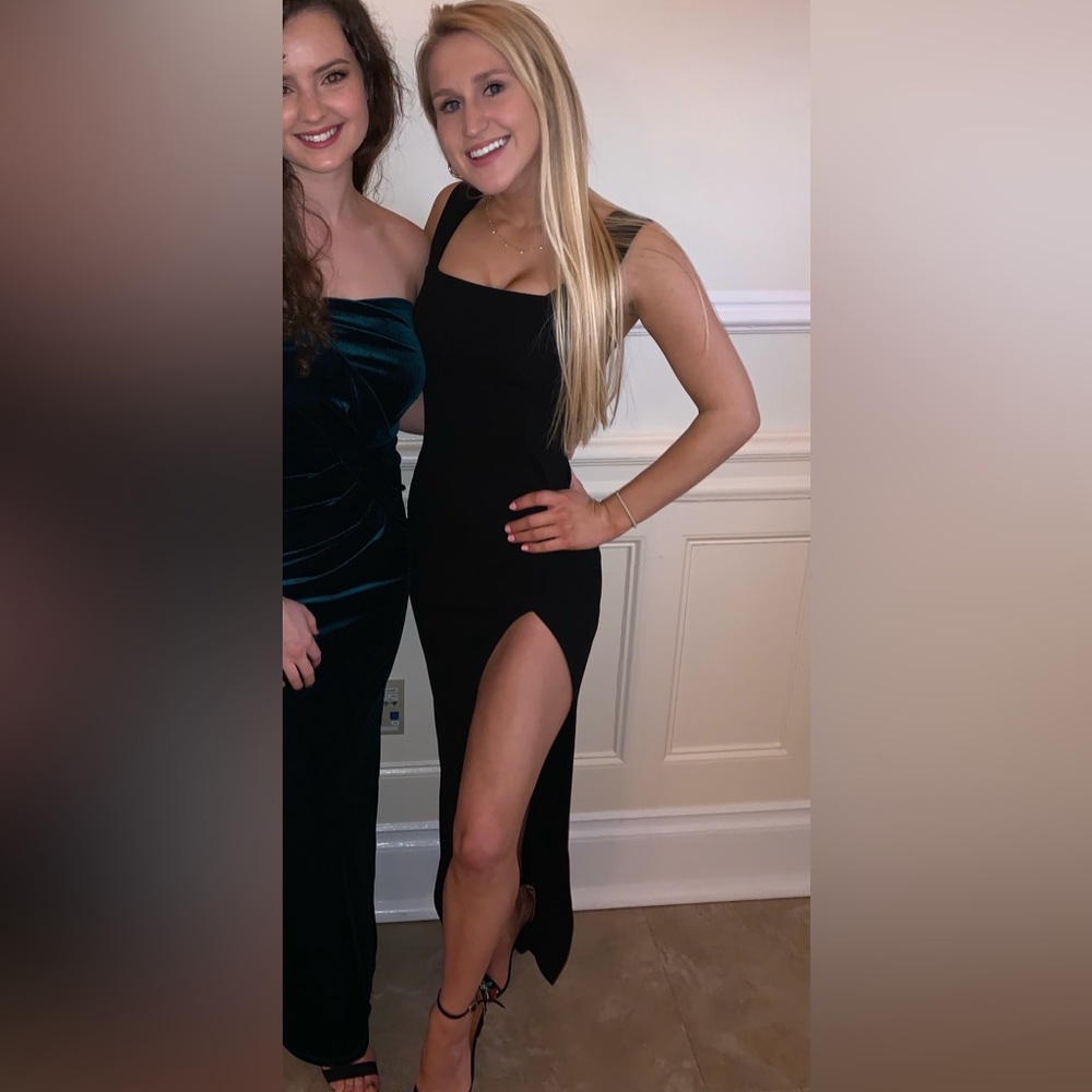 Nasty Gal Black Maxi Dress
